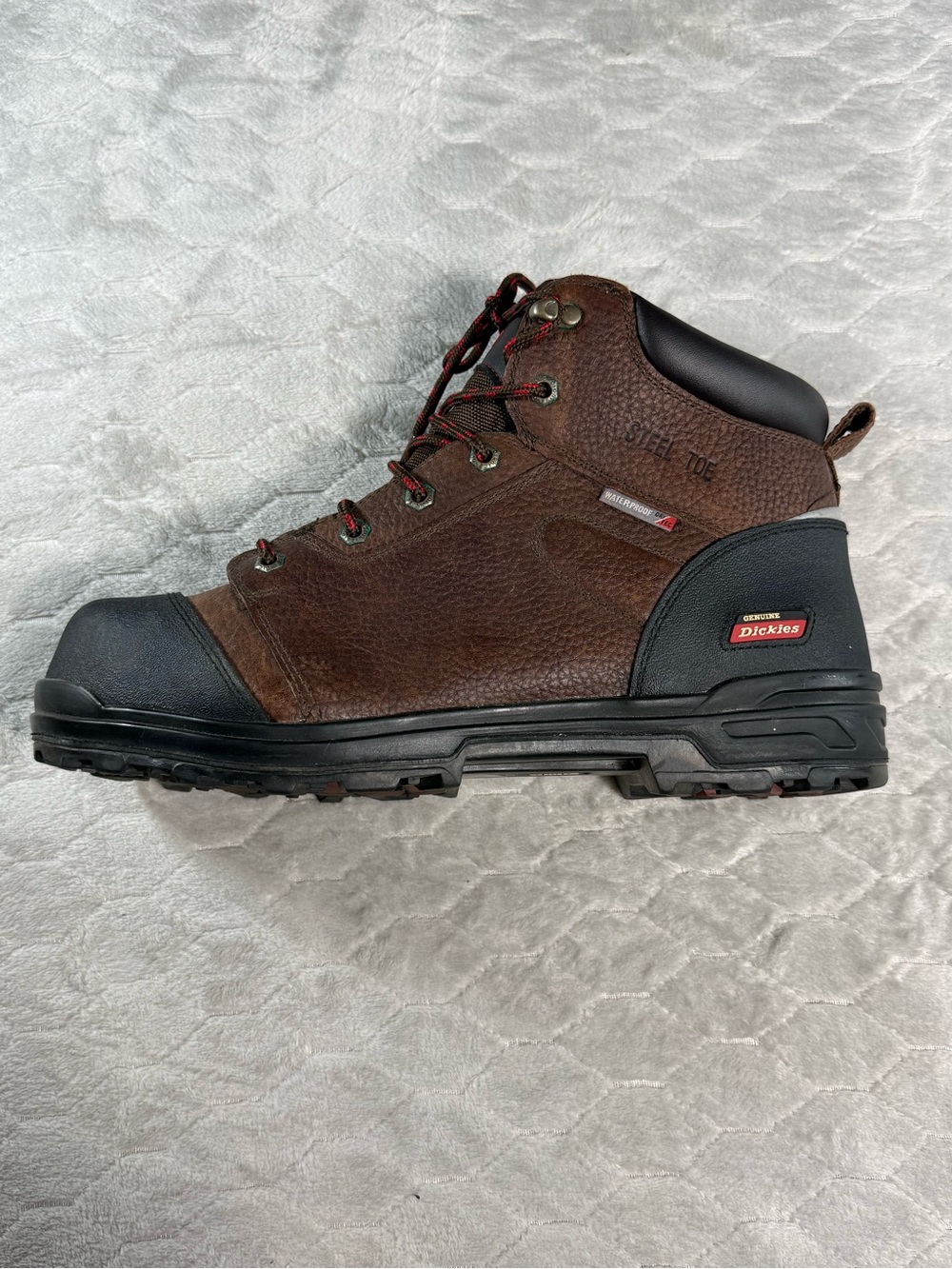 Dickies Waterproof Steel Toe Leather Work Boots Men's Size 14 EH